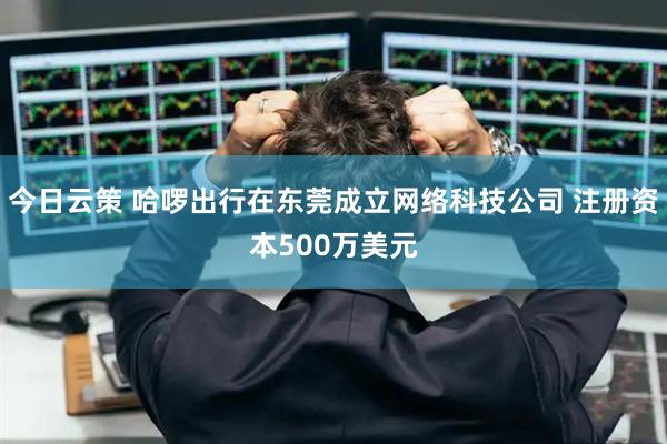 今日云策 哈啰出行在东莞成立网络科技公司 注册资本500万美元